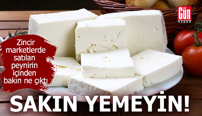 Sakın yemeyin! Zincir marketlerde satılan peynirin içinden bakın ne çıktı