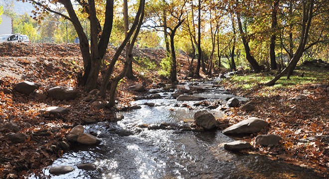 Saklı cennet İdilli Vadisi’nde sonbahar güzelliği