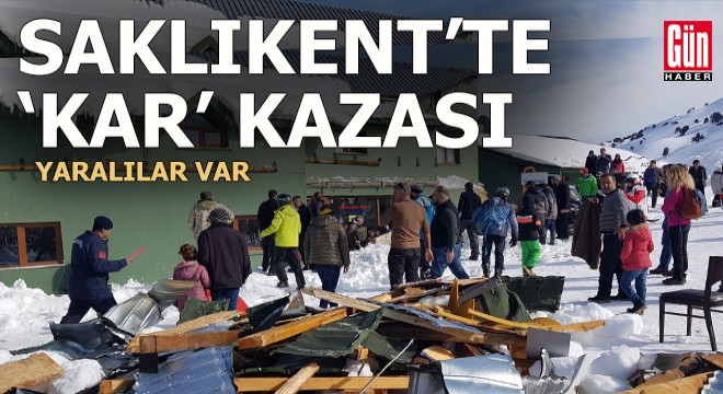 Saklıkent'te otelin sundurması biriken karla çöktü: 3 yaralı