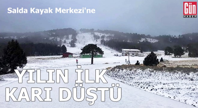 Salda ya mevsimin ilk karı düştü