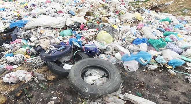 Salyazı köyünde çöp tepkisi