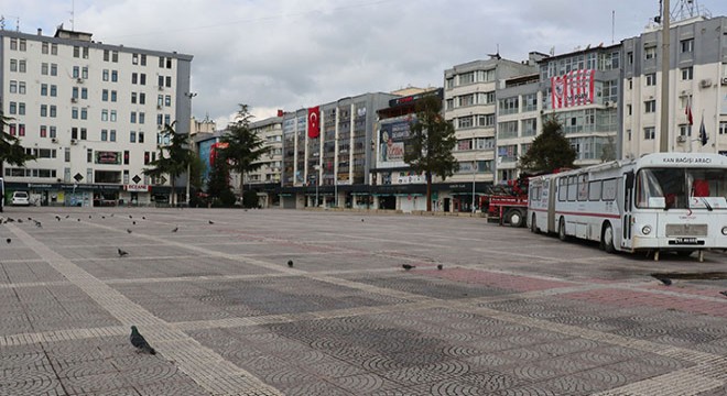 Samsun'da sokaklar boş kaldı