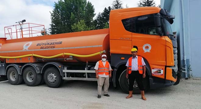 Samsun'dan Antalya’ya arazöz takviyesi