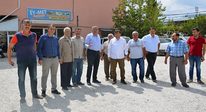 Sanayiye voleybol ve basketbol sahası