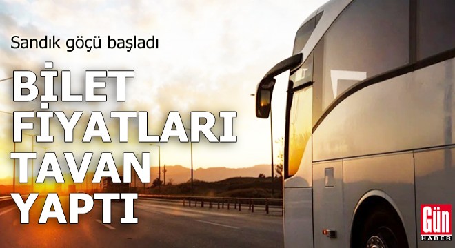 Sandık göçü başladı, bilet fiyatları tavan yaptı