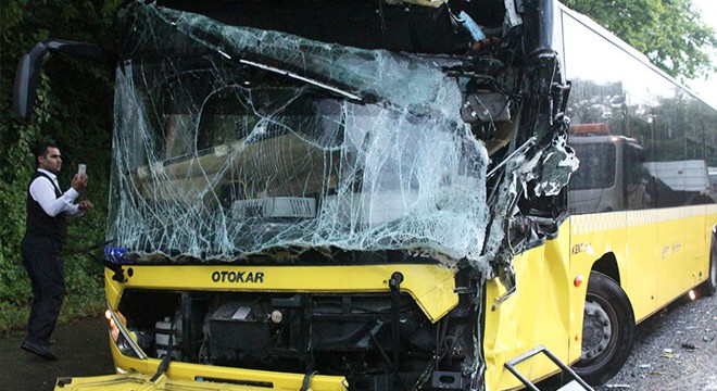 Sarıyer'de zincirleme trafik kazası: 2 yaralı