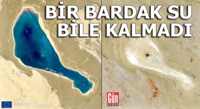 Sava Gölü’nde bir bardak bile su kalmadı