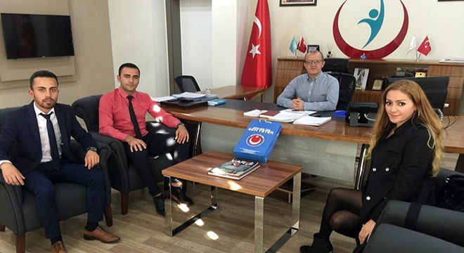 Şehit-Gazi Sen'den Sağlık Müdür'ü Hülür'e ziyaret