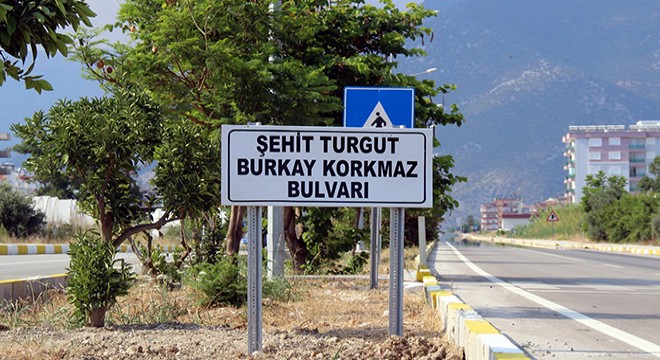 Şehit Korkmaz'ın adı bulvara verildi