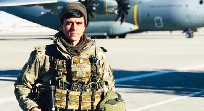 Şehit Piyade Üsteğmen Serkan Erkuş, toprağa verildi