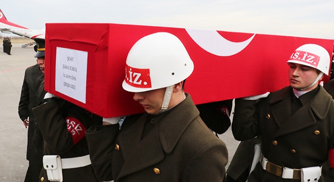 Şehit uzman onbaşının cenazesi Samsun'a getirildi