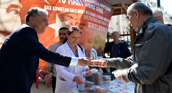 Şehitler için mevlit okutuldu, helva dağıtıldı