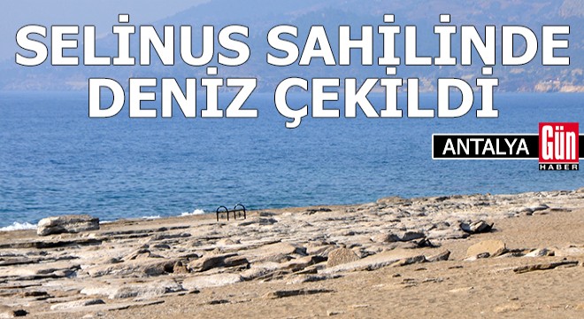 Selinus sahilinde deniz çekildi