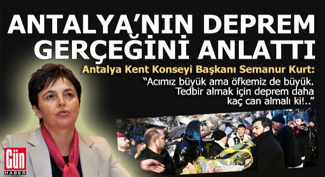 Semanur Kurt; Acımız büyük ama öfkemiz de büyük