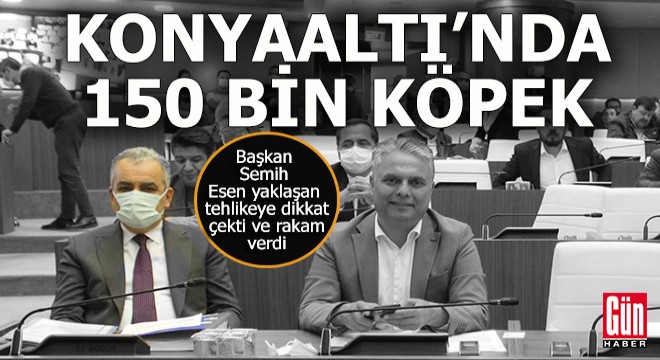 Semih Esen; Konyaaltı'nda gelecekte 150 bin köpek olacak