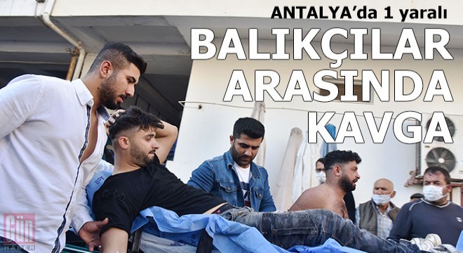 Semt pazarında balıkçılar arasında kavga: 1 yaralı