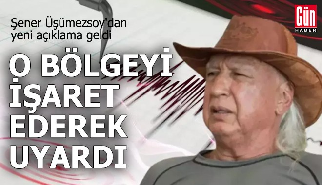 Şener Üşümezsoy'dan yeni uyarı geldi