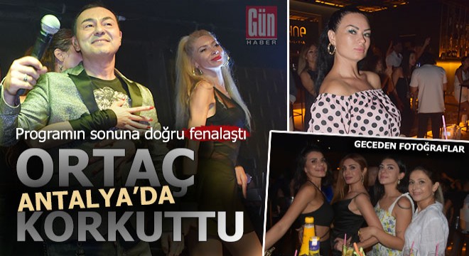 Serdar Ortaç Antalya’da korkuttu, sahneden indi