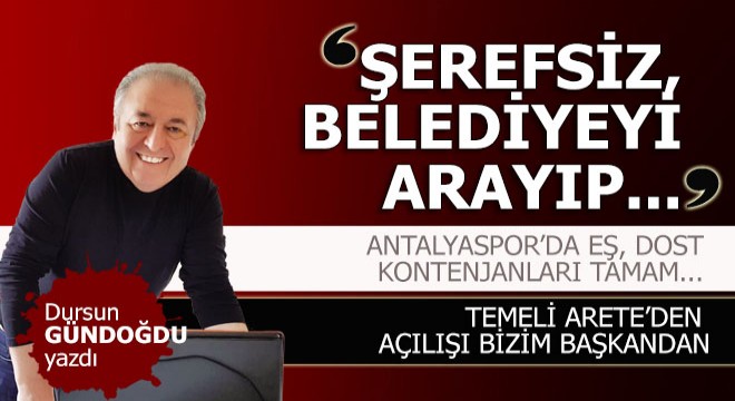 Şerefsizin biri belediyeyi arayıp...