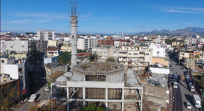 Serik Merkez Camisi'nin yapımı sürüyor