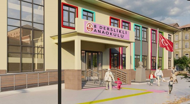 Serik'e 8 derslikli anaokulu