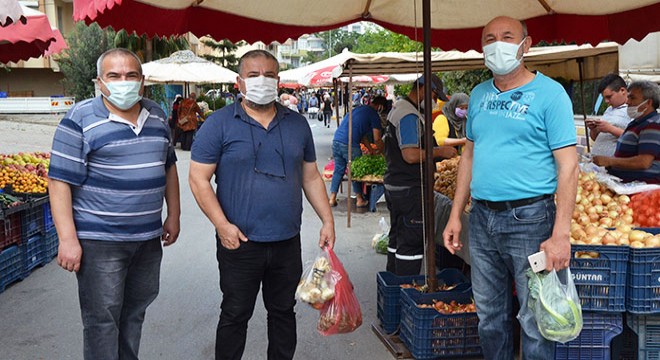 Serik'te 10 noktada pazar kuruldu
