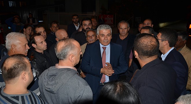 Serik'te baz istasyonu eylemi