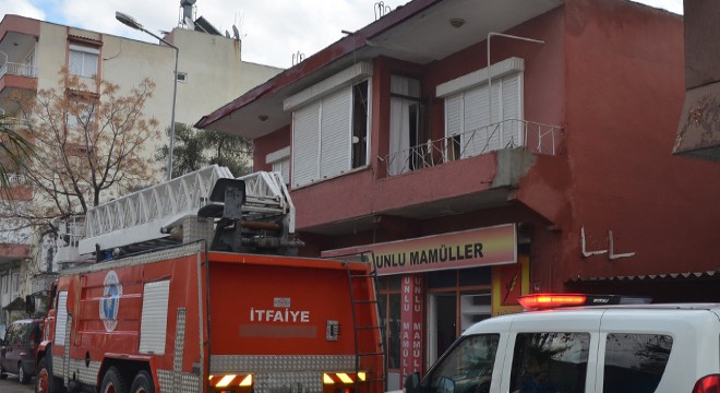 Serik'te ev yangını