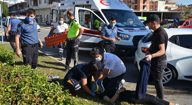 Serik'te trafik kazası: 1 yaralı