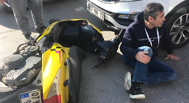 Serik'te trafik kazası: 1 yaralı