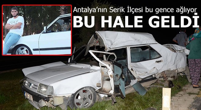 Serik bu gence ağlıyor