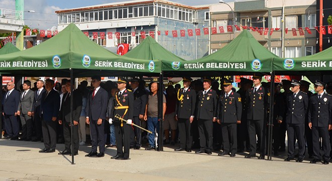 Serik te 30 Ağustos Zafer Bayramı kutlandı
