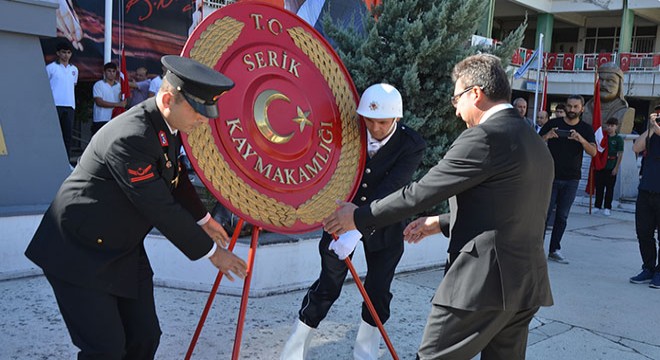Serik te Gaziler Günü kutlandı