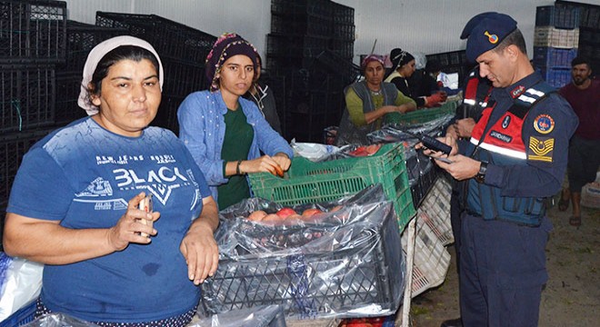 Serik te jandarmadan huzur uygulaması