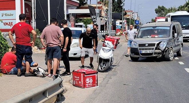 Serik te kaza: 1 yaralı