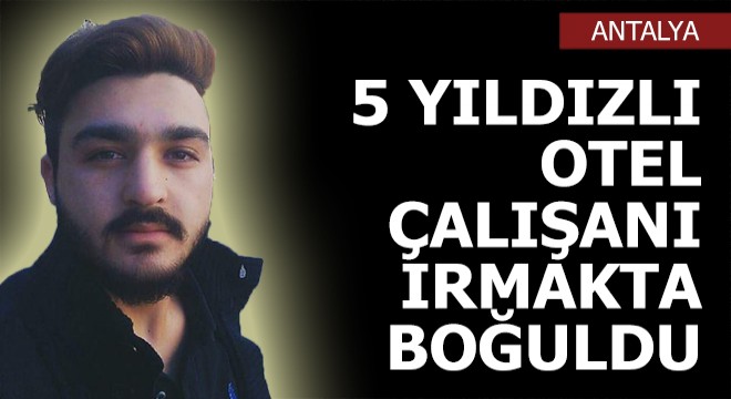 Serinlemek isteyen garson, Köprüçay'da boğuldu