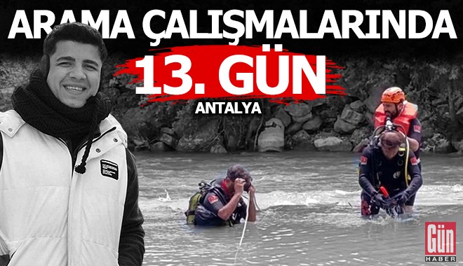 Serinlemek için girdiği çayda kayboldu, 13 gündür aranıyor