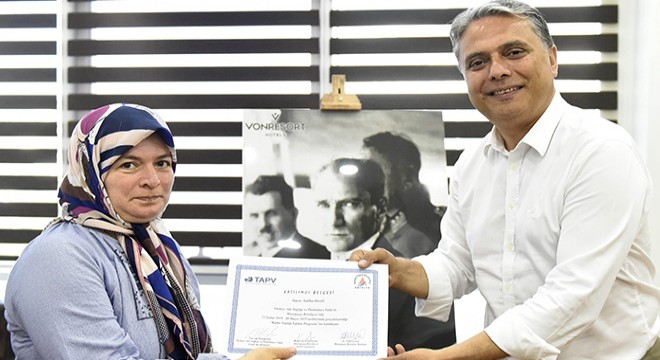 Sertifikaları Başkan Uysal verdi