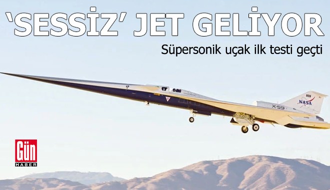 ‘Sessiz’ jet geliyor! Süpersonik uçak ilk testi geçti