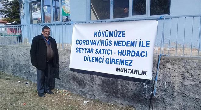 Seyyar satıcı ve dilencilere karşı afişli önlem