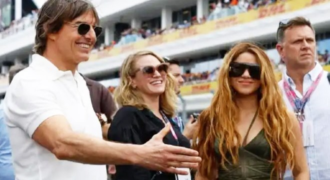 Shakira, Tom Cruise ile görüntülendi