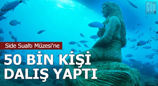 Side Sualtı Müzesi'ne 50 bin kişi dalış yaptı