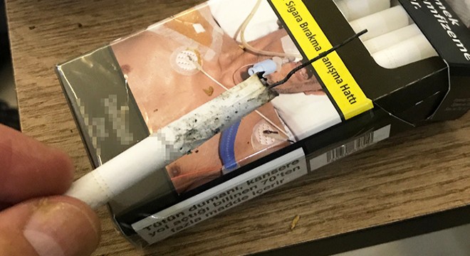 Sigaradan çıkan metal tel, yargı konusu oldu