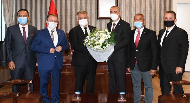 Sigorta Acentaları Derneği, Vali Yazıcı yı ziyaret etti