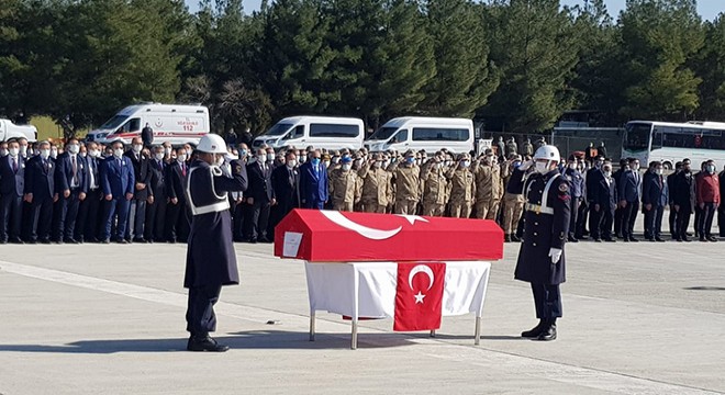 Siirt'te Gara şehidi Sungur için tören