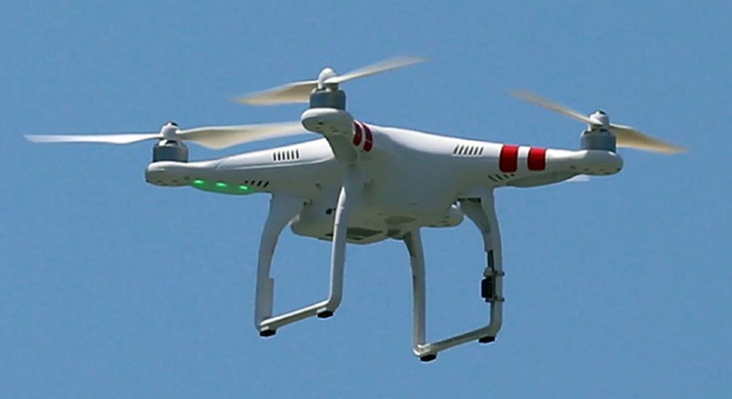 Siirt'te görev yapan asker, Antalya'daki eşine dron ile gül gönderdi