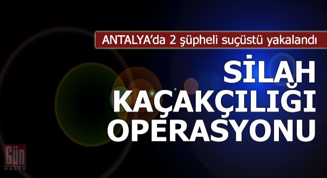 Silah kaçakçılığı operasyonuna 2 gözaltı