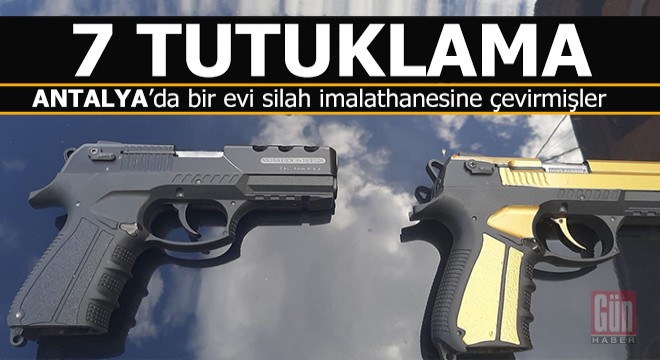 Silah kaçakçılığına 7 tutuklama