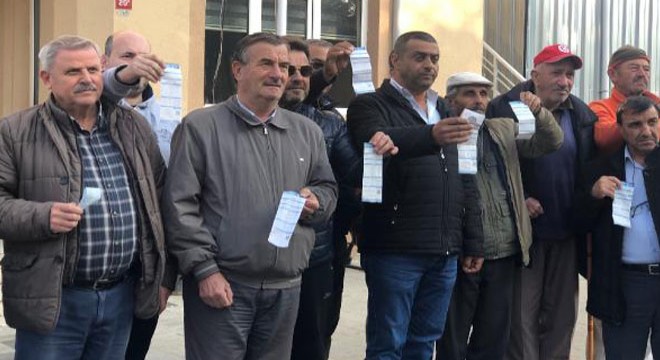 Silivri'de köylülerin su faturası şaşkınlığı