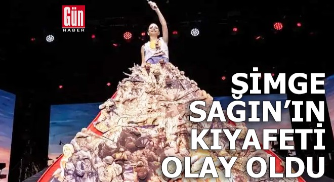 Simge Sağın'ın kıyafeti olay oldu